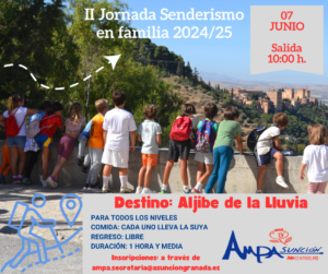 II JORNADA DE SENDERISMO EN FAMILIA